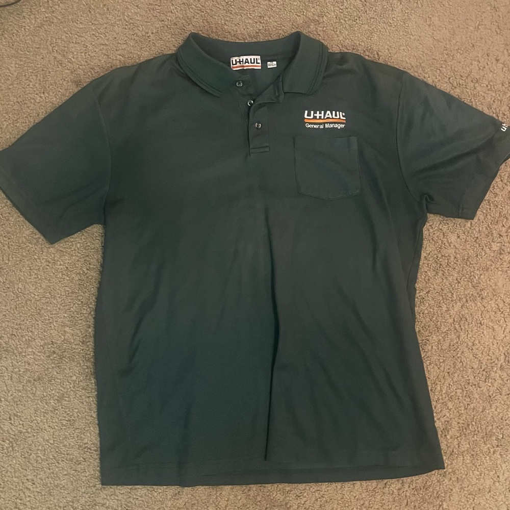 U-haul Manager Polo Size XL